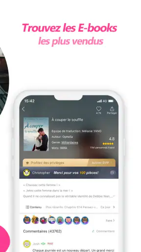 Kifflire - Lecture de romans screenshot 6
