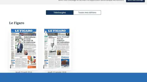 Kiosque Figaro: Journal screenshot 10