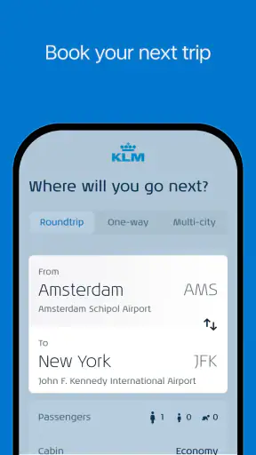 KLM - Réservez un vol screenshot 3