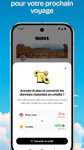 Kolet: eSIM pour les voyageurs screenshot 4