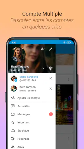 Kontakt: VKontakte, VK, ВК app screenshot 9
