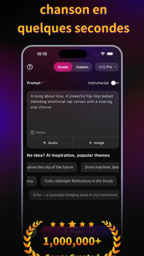 KP - Générateur de musique IA screenshot 1