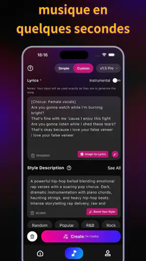 KP - Générateur de musique IA screenshot 2