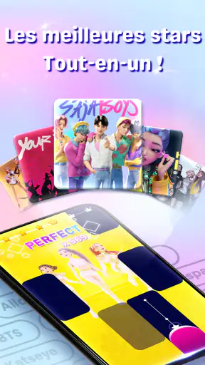 Kpop Tiles : Piano Rythme Jeu screenshot 12