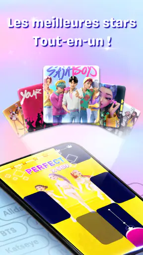 Kpop Tiles : Piano Rythme Jeu screenshot