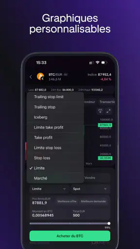 Kraken Pro : Trading de crypto screenshot 11