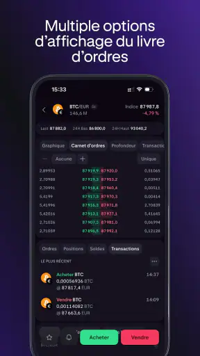Kraken Pro : Trading de crypto screenshot 6
