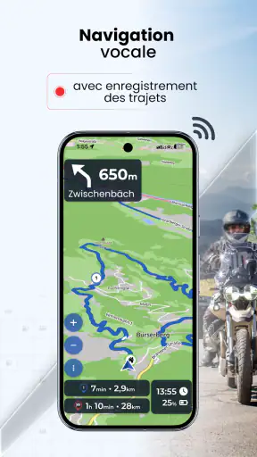 Kurviger navigation moto screenshot 3