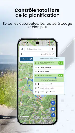 Kurviger navigation moto screenshot 5