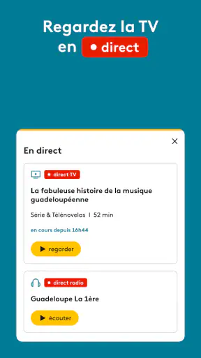 La 1ère : info, TV et radio screenshot 3