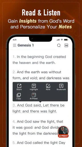 la sainte bible + Audio screenshot 3