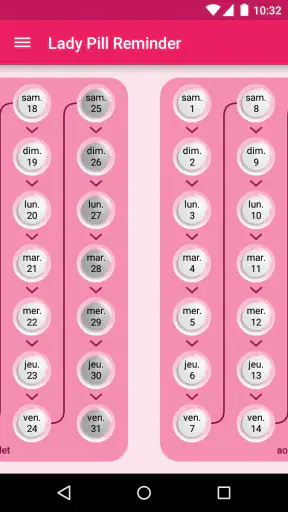 Lady Pill Reminder screenshot 2