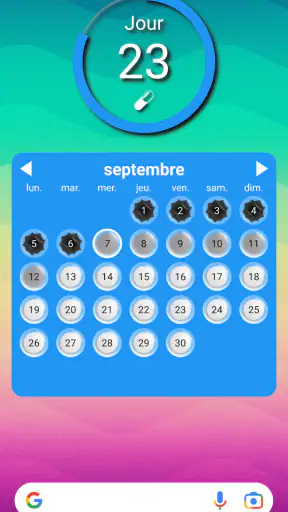 Lady Pill Widgets screenshot 2