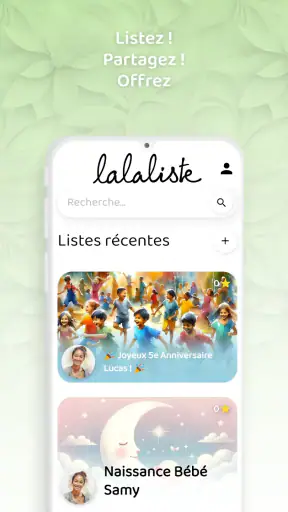 Lalaliste - Liste de Naissance screenshot 1