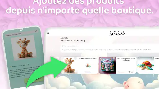 Lalaliste - Liste de Naissance screenshot 10