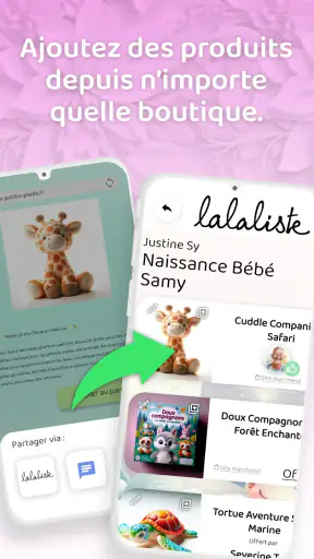 Lalaliste - Liste de Naissance screenshot 2