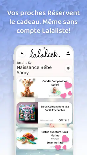 Lalaliste - Liste de Naissance screenshot 4