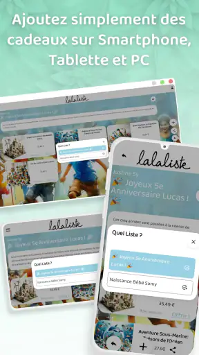 Lalaliste - Liste de Naissance screenshot 5