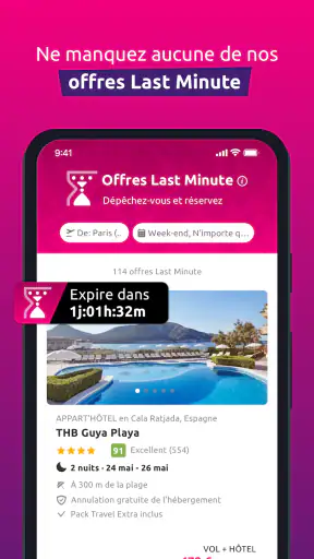 lastminute.com - Voyage et vol screenshot 3