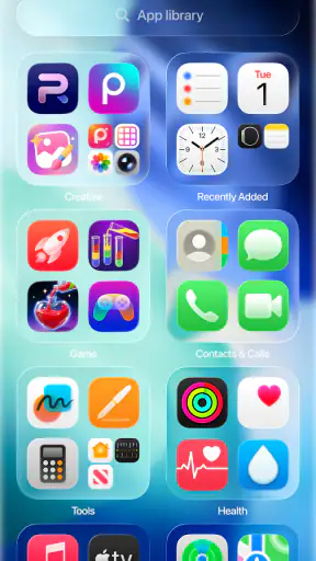 Launcher iOS 26 Theme screenshot 2