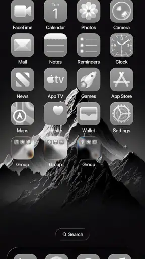 Launcher iOS 26 Theme screenshot 3