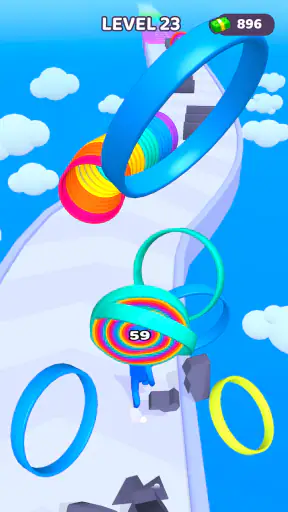 Layer Man 3D : course-collecte screenshot 3