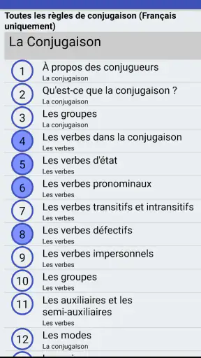 Le Conjugueur screenshot 8