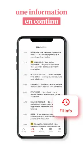 Le Dauphiné Libéré, actualités screenshot 2