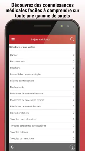 Le Manuel MSD grand public screenshot 2