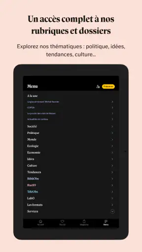 Le Nouvel Obs Infos & Analyses screenshot 6