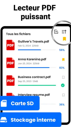 Lecteur PDF: Lire tous les PDF screenshot 10