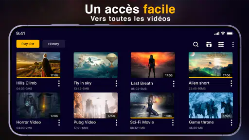 lecteur vidéo Tout en un VPlay screenshot 7