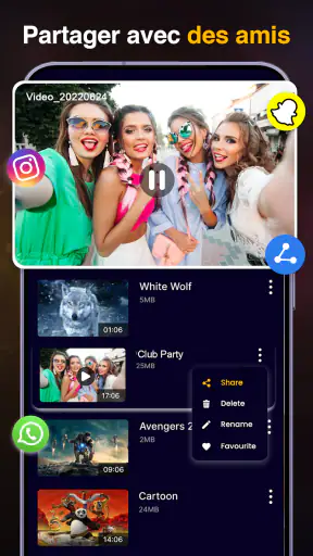 lecteur vidéo Tout en un VPlay screenshot 8