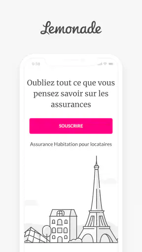 Lemonade: Assurance Habitation screenshot 1