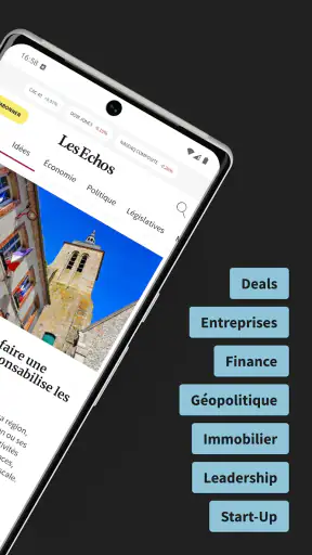 Les Echos, actualités éco screenshot 2