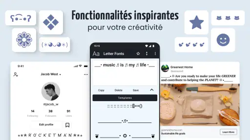 Lettre Fonts - Texte Stylisé screenshot 11