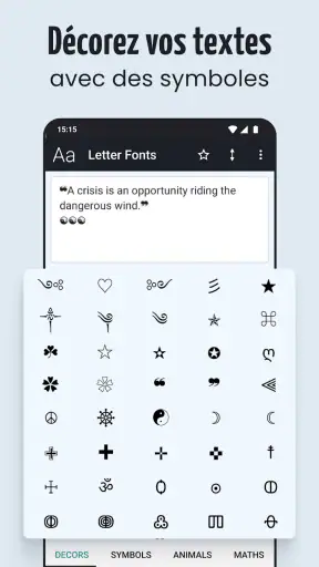 Lettre Fonts - Texte Stylisé screenshot 5