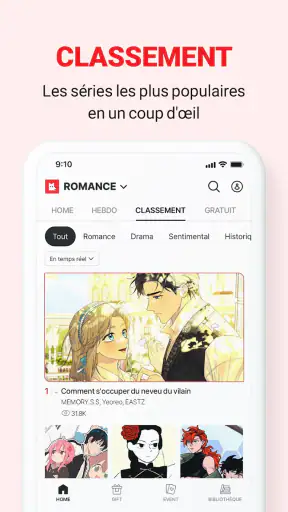 LEZHIN FR screenshot 10