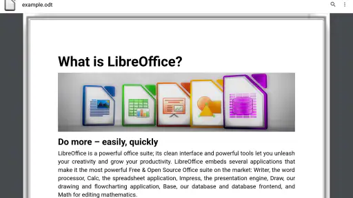 LibreOffice Viewer screenshot 10