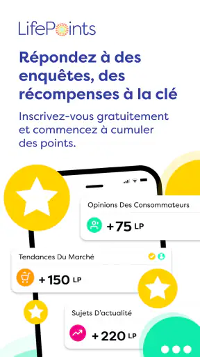 LifePoints Sondages rémunérés screenshot 1