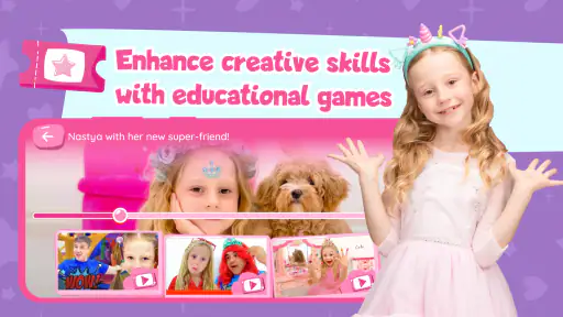 Like Nastya: Jeux et Vidéos screenshot 12