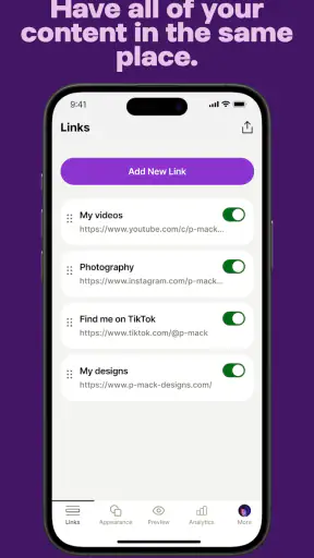Linktree: Link in bio creator screenshot 2