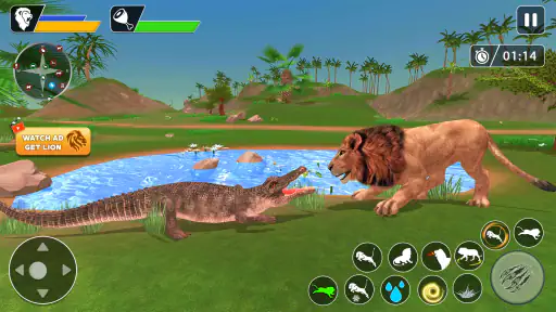 Lion Games Animal Simulator 3D screenshot 1