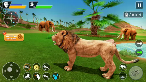 Lion Games Animal Simulator 3D screenshot 10