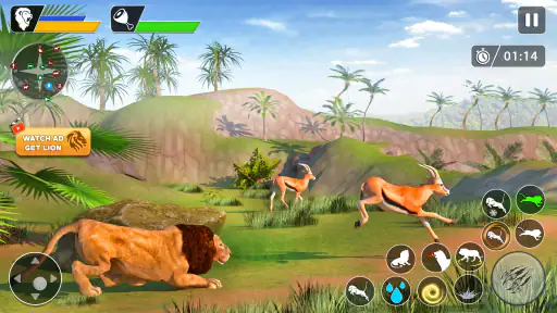 Lion Games Animal Simulator 3D screenshot 12