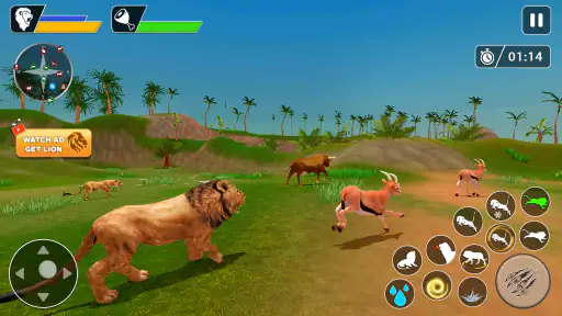 Lion Games Animal Simulator 3D screenshot 6