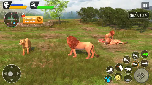 Lion Games Animal Simulator 3D screenshot 7