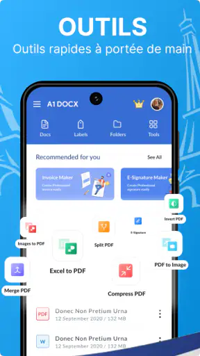 Lire la DOC - DOCX, XLSX, PDF screenshot 12