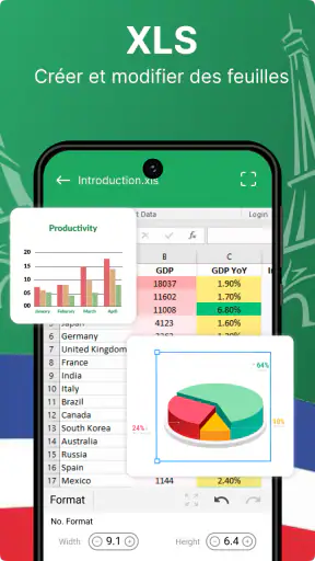 Lire la DOC - DOCX, XLSX, PDF screenshot 3
