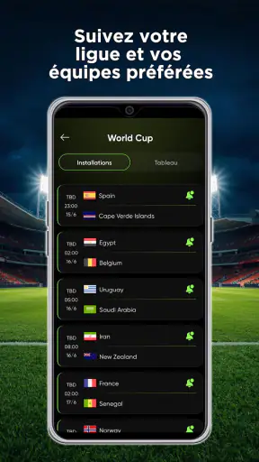 Live Scores: Match de football screenshot 12